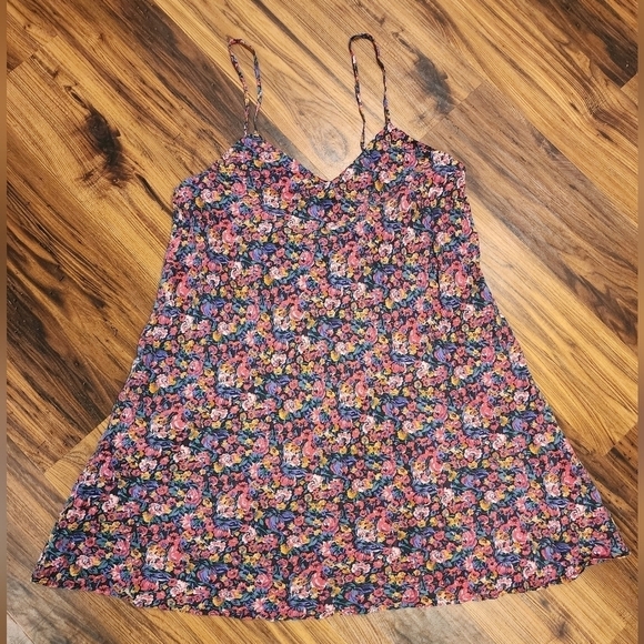 Festival Antara 100% silk Floral Tunic Spaghetti Strap - Picture 6 of 8